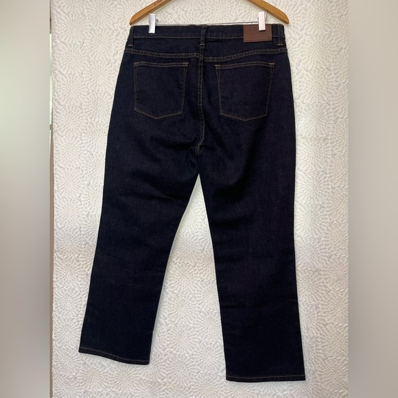 Lauren Ralph Lauren Classic Straight Jeans Size 14 P Dark Wash Preppy School EUC - Picture 10 of 16